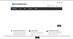 Desktop Screenshot of hydroglobal.pl